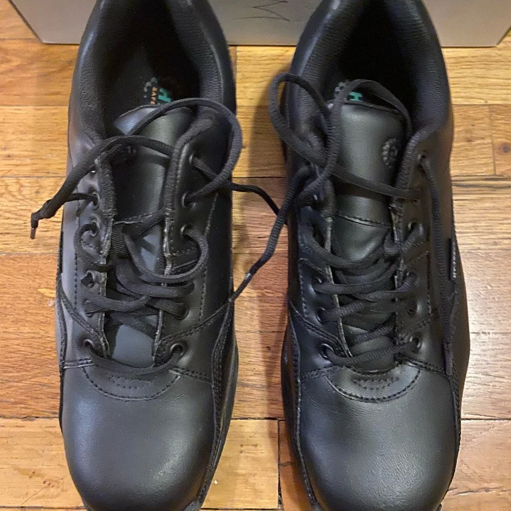 HYTEST Mens 13 3E Extra Wide Black Athletic Oxford Comp Toe Steel Toe Work Boot - Picture 6 of 12